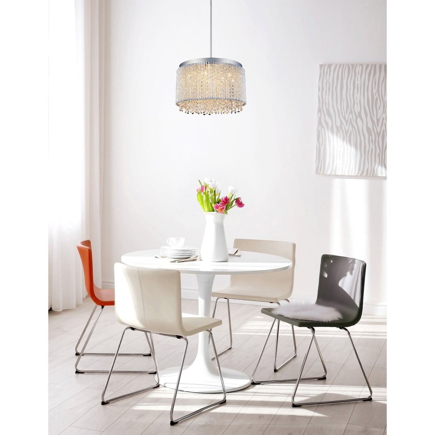 Claire 14 Light Chrome Chandelier