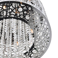 Bubbles 4 Light Chrome Pendant Light