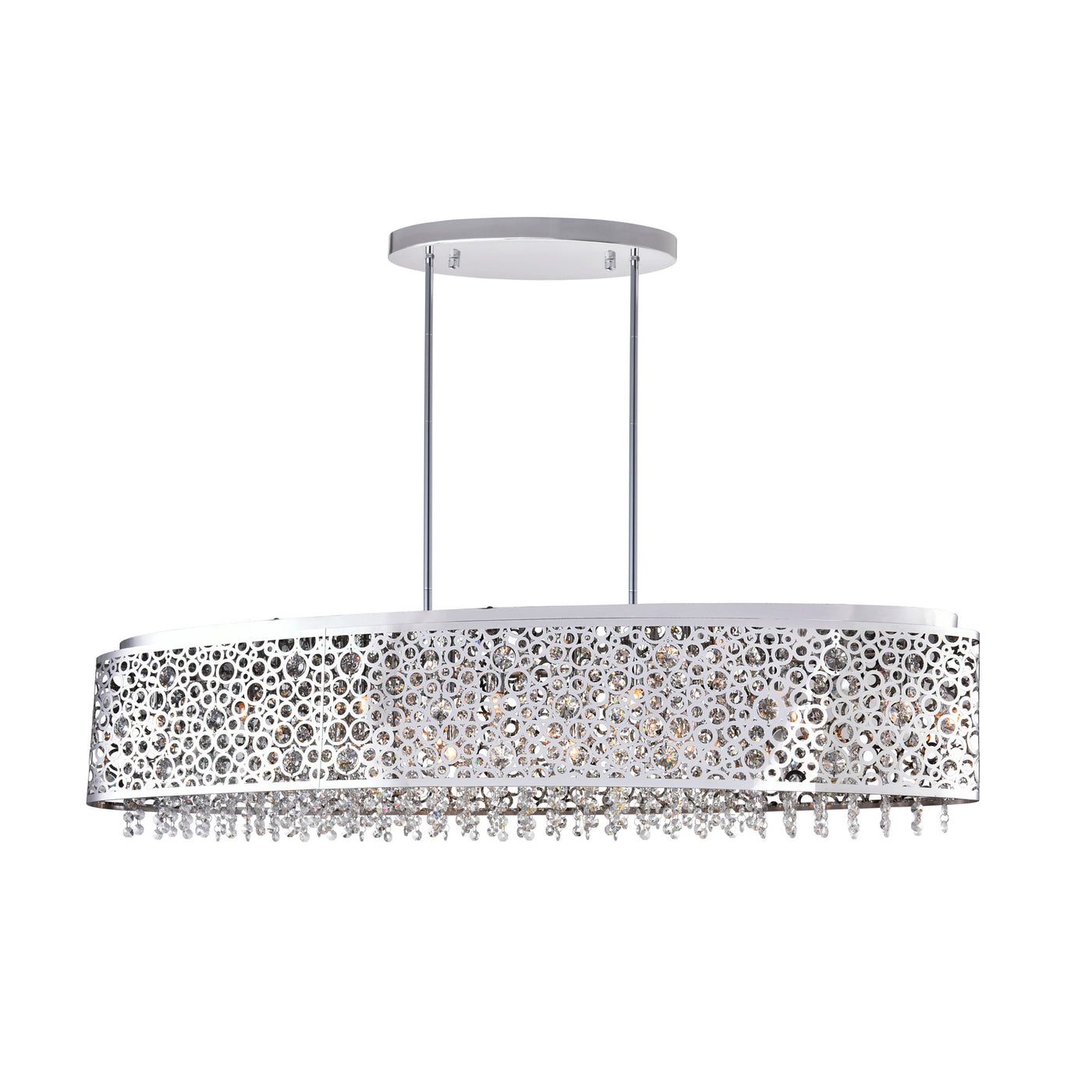 Bubbles 16 Light Chrome Chandelier