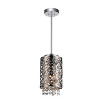 Bubbles 1 Light Chrome Pendant Light
