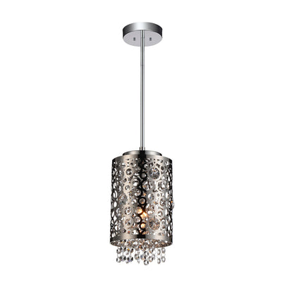 Bubbles 1 Light Chrome Pendant Light