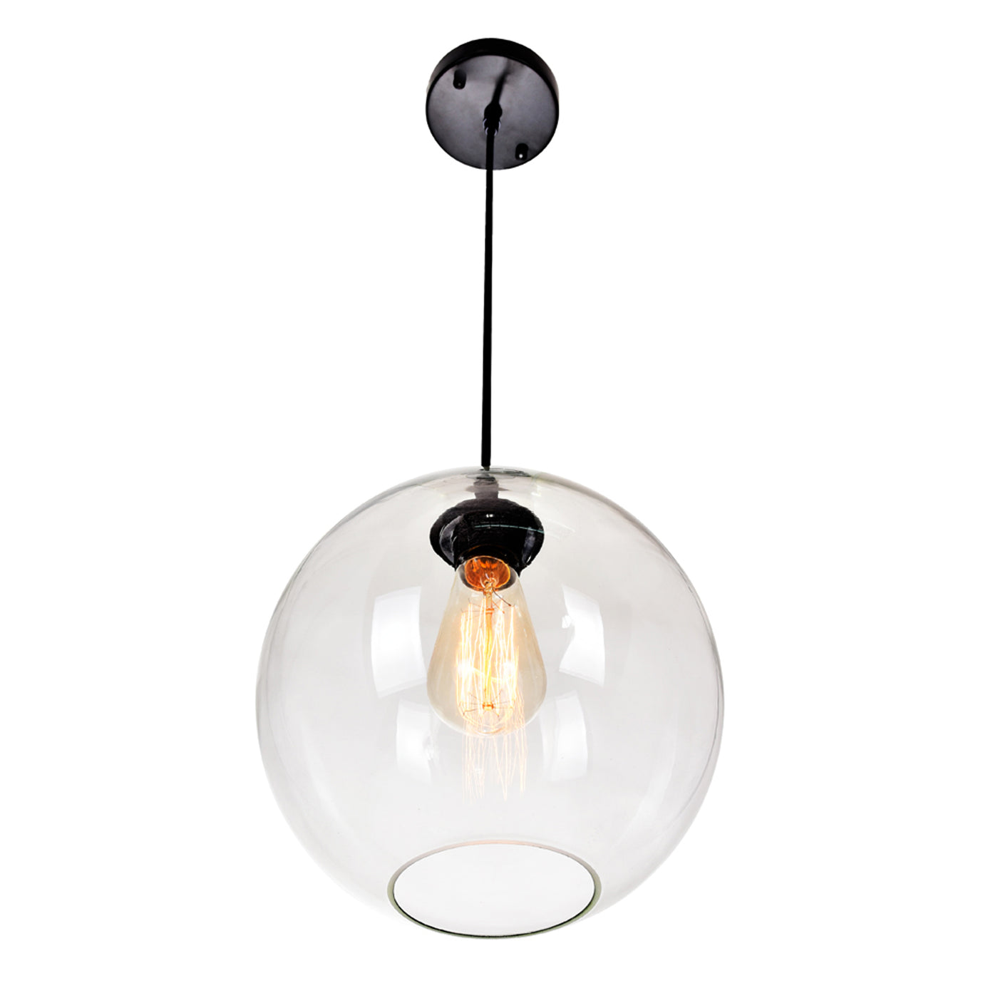 Clear Glass 1 Light 10 Inch Mini Pendant