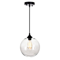 Clear Glass 1 Light 10 Inch Mini Pendant