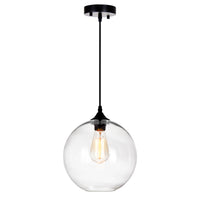 Clear Glass 1 Light 10 Inch Mini Pendant