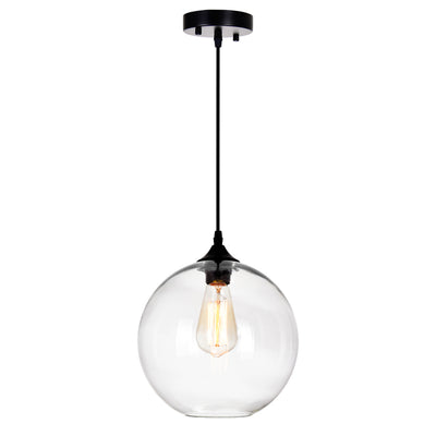 Clear Glass 1 Light 10 Inch Mini Pendant