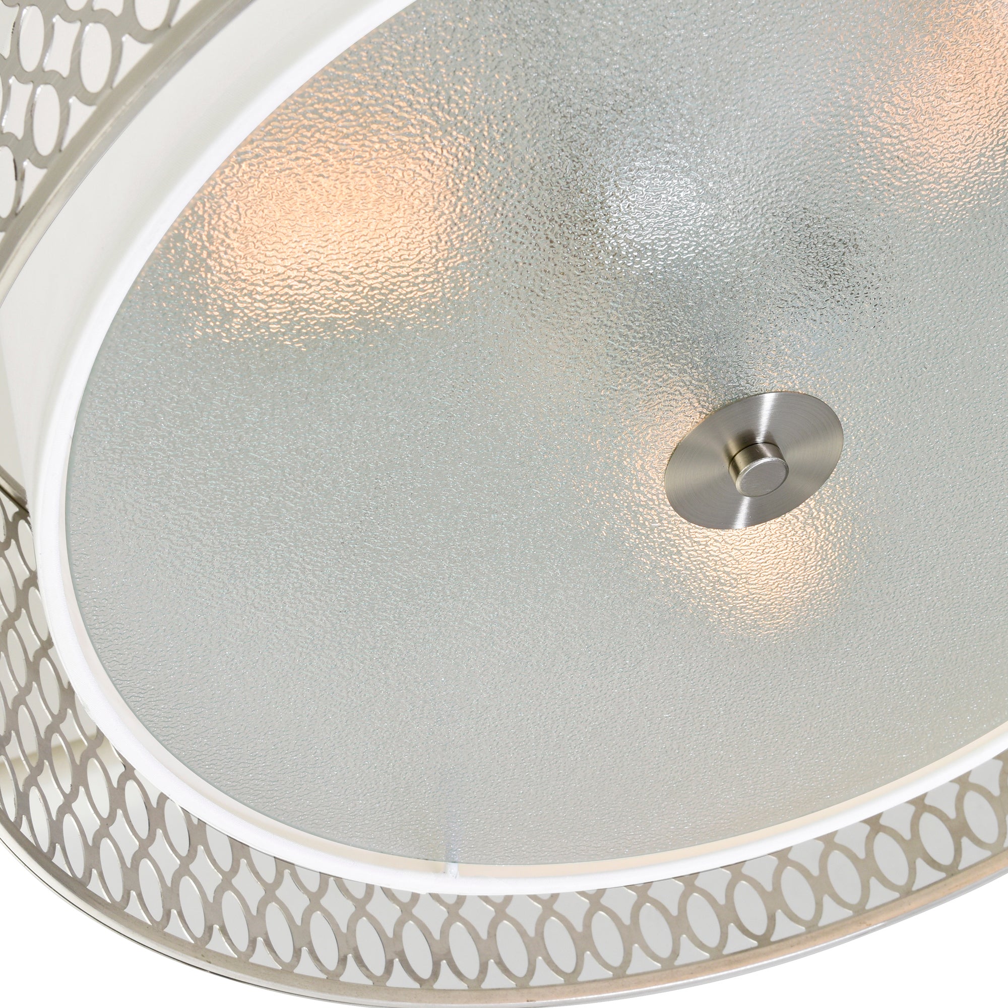 Mikayla 3 Light Nickel Chandelier