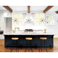 Twist 15 Light Chrome Chandelier