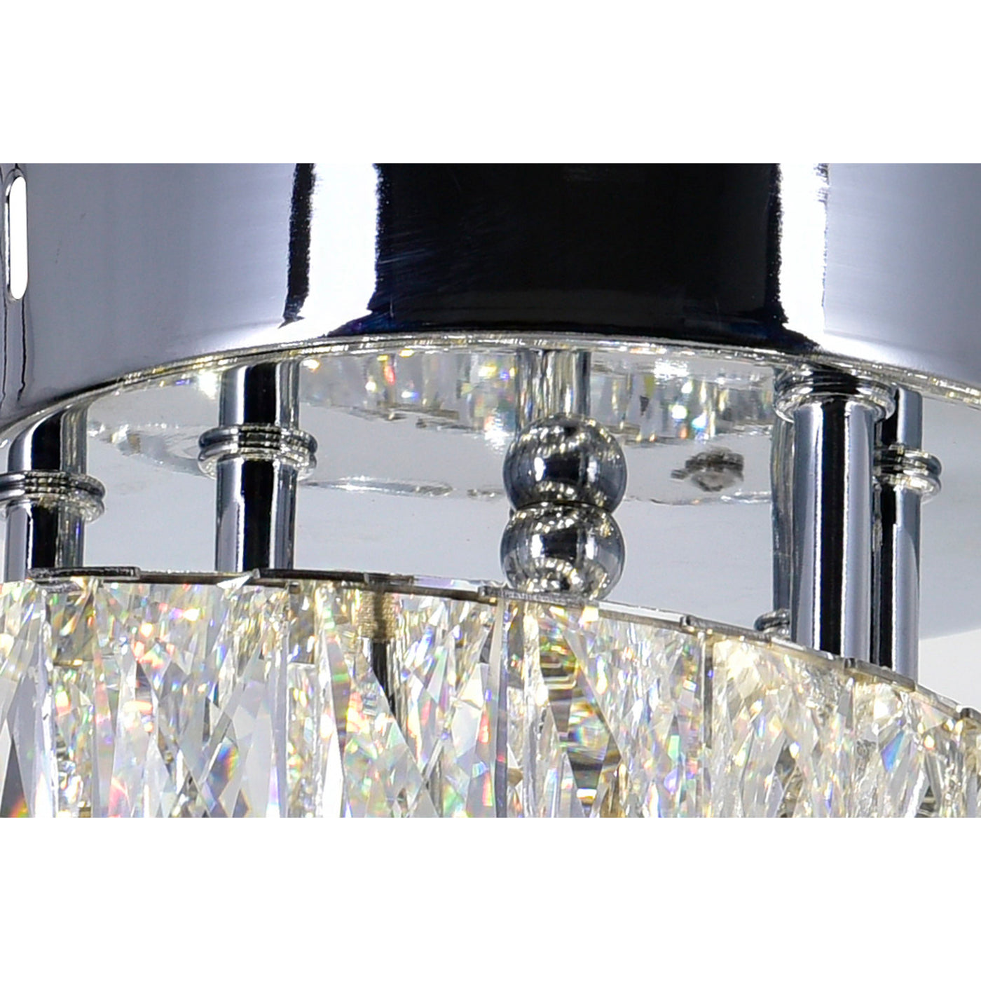 Vienna Integrated LED Chrome Flush Mount