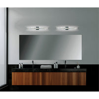 Milan Vanity Lights Integrated LED Chrome