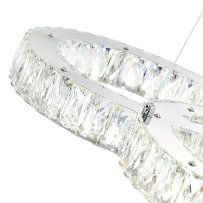 Milan LED Chrome Chandelier