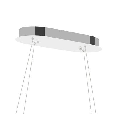 Milan LED Chrome Chandelier