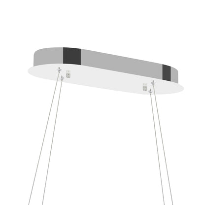 Milan LED Chrome Chandelier