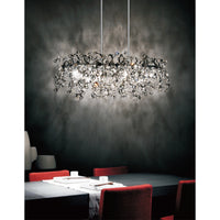 Flurry 7 Light Chrome Chandelier
