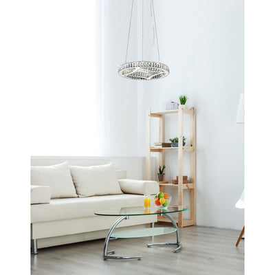 Beyond LED Chrome Chandelier
