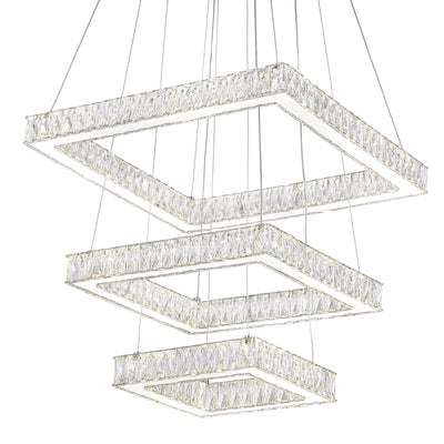 Florence Chandeliers 3-Tier Crystal LED