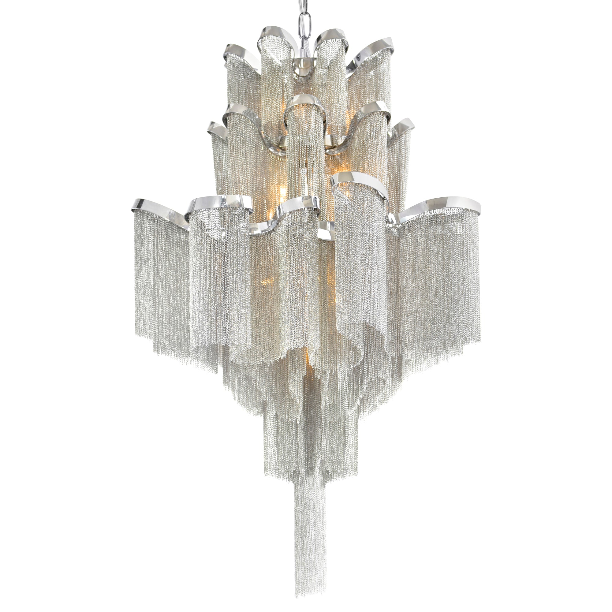 Daisy 16 Light 24 Inch Chrome Chandelier