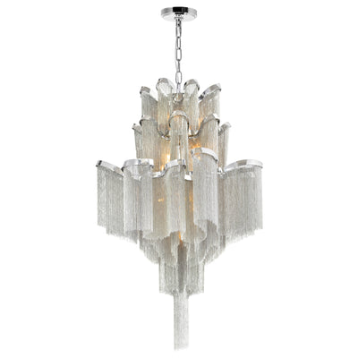 Daisy 16 Light 24 Inch Chrome Chandelier