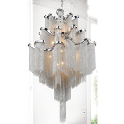 Daisy 17 Light 24 Inch Chrome Chandelier