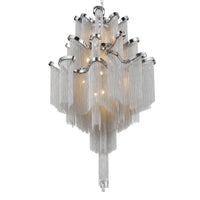 Daisy 17 Light 24 Inch Chrome Chandelier