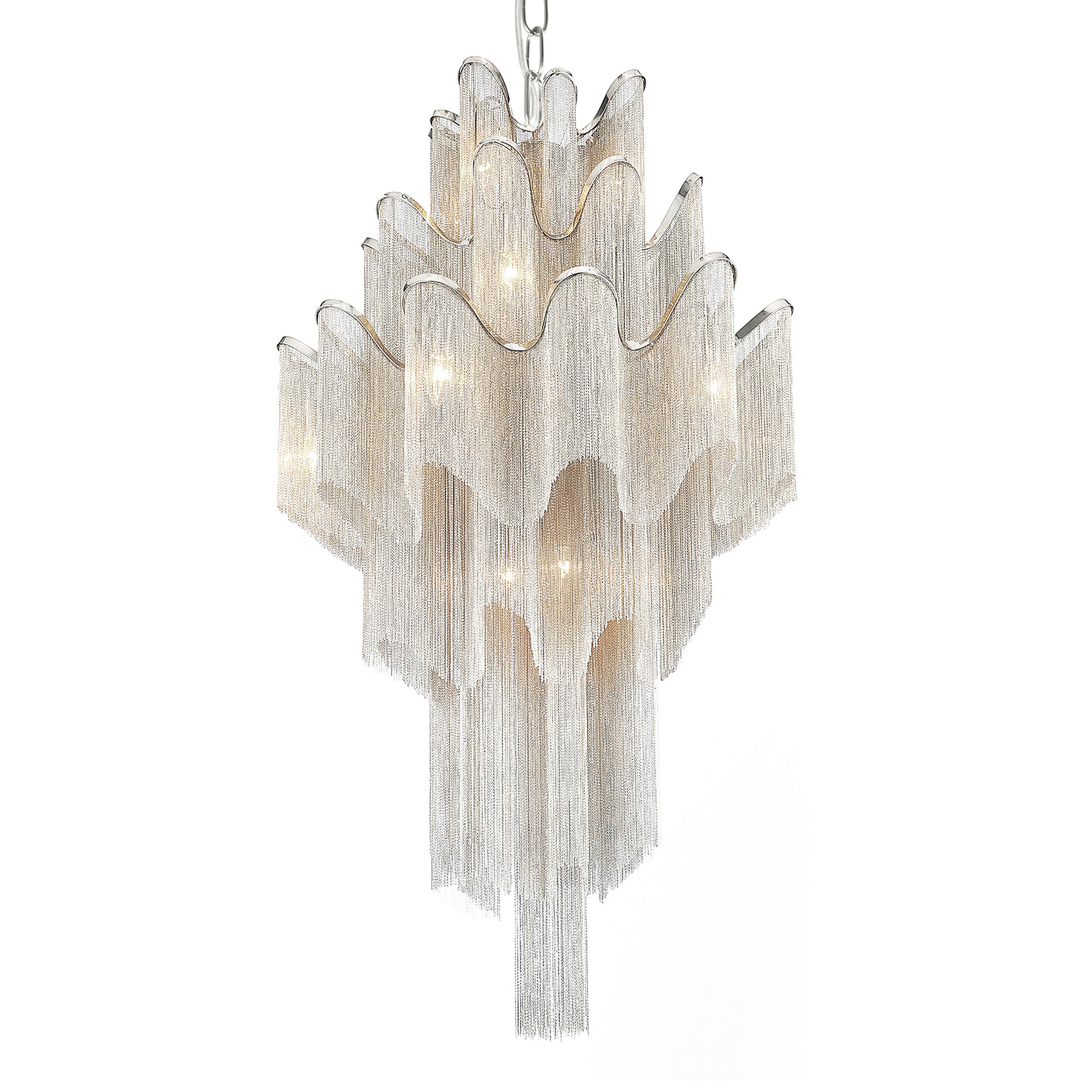 Daisy 17 Light 32 Inch Chrome Chandelier