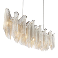 Daisy 7 Light 47 Inch Chrome Chandelier