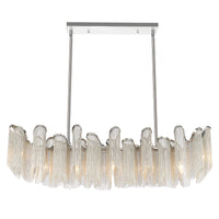 Daisy 7 Light 47 Inch Chrome Chandelier