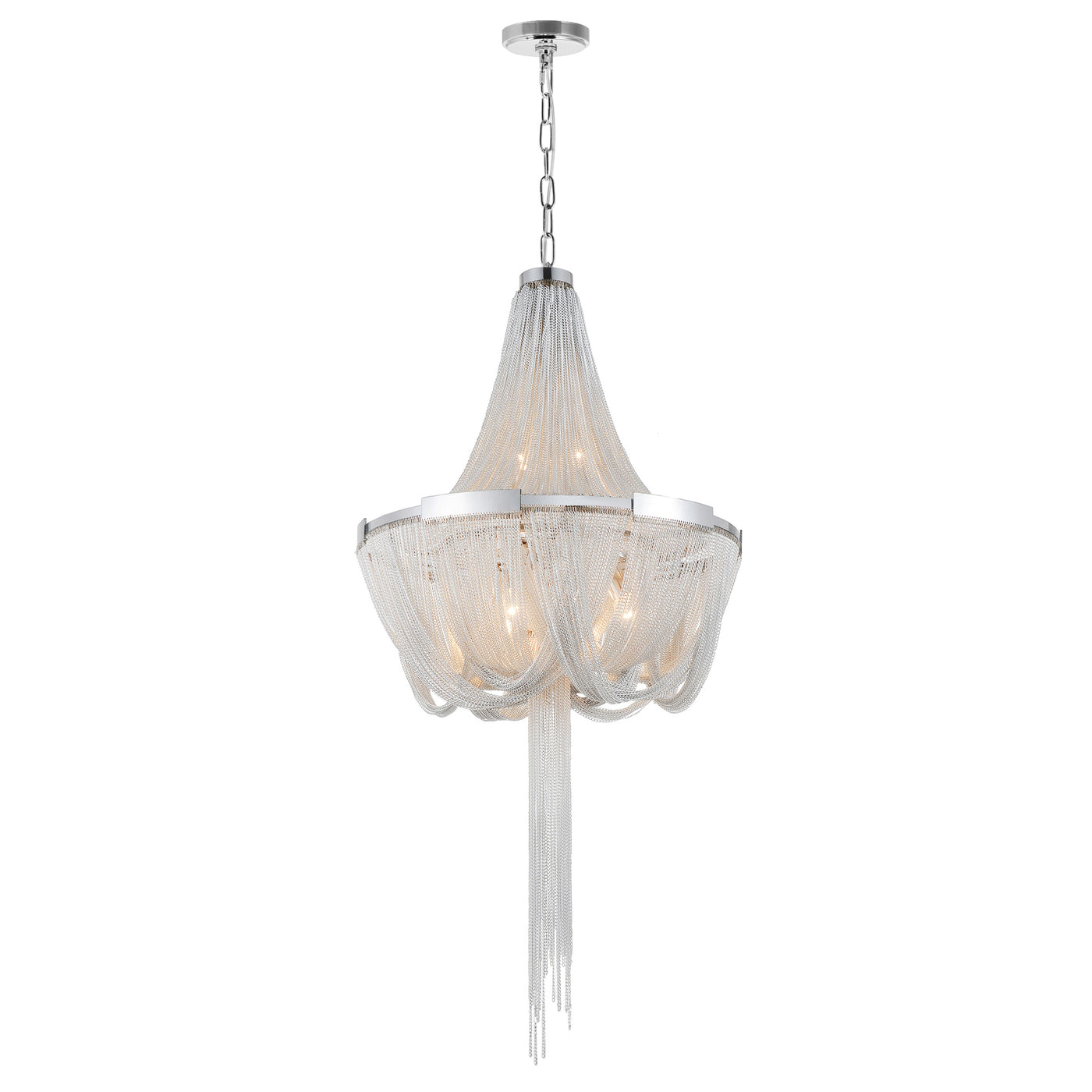 Enchanted 6 Light Chrome Chandelier