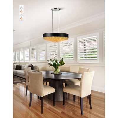 Medina 15 Light Black Chandelier