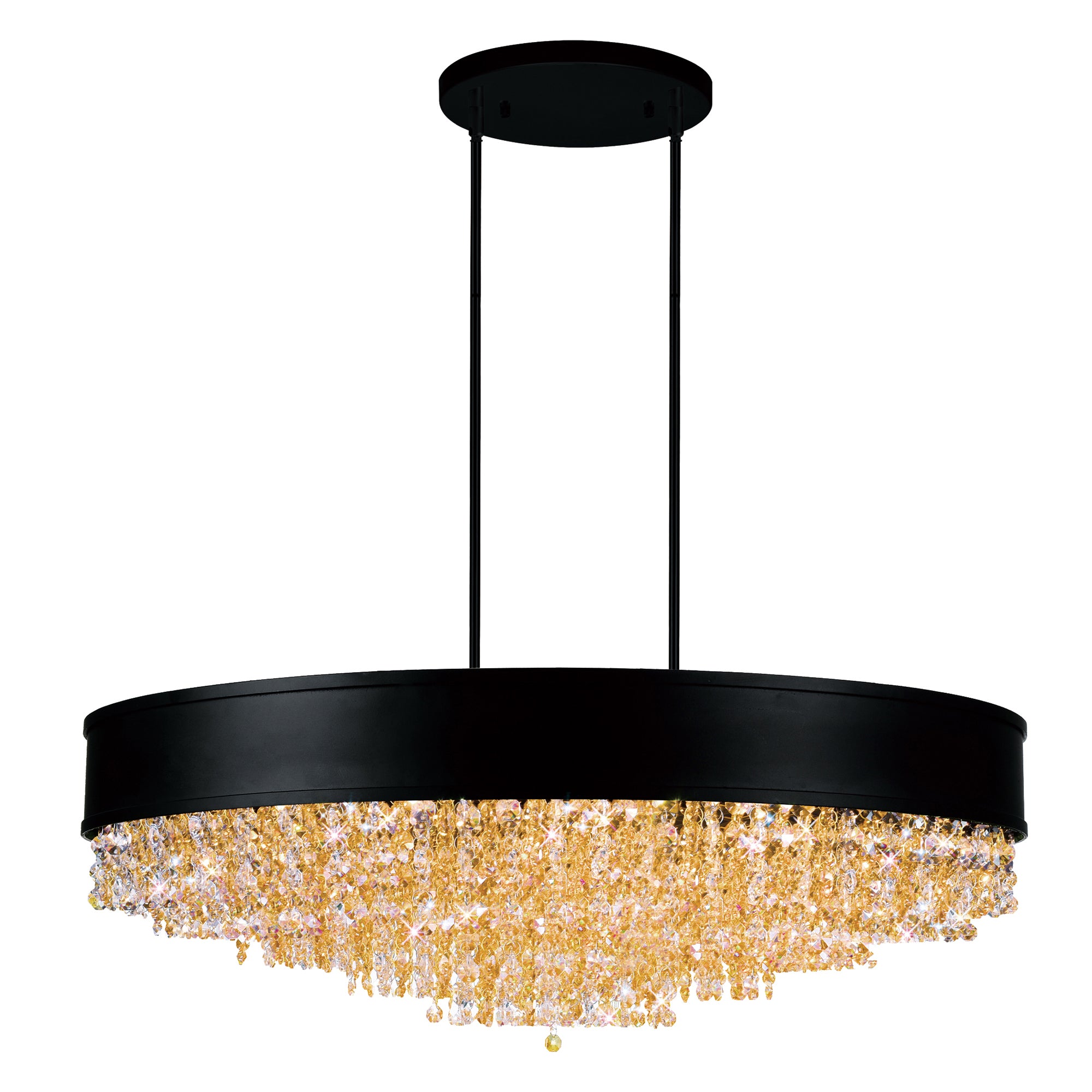 Medina 15 Light Black Chandelier