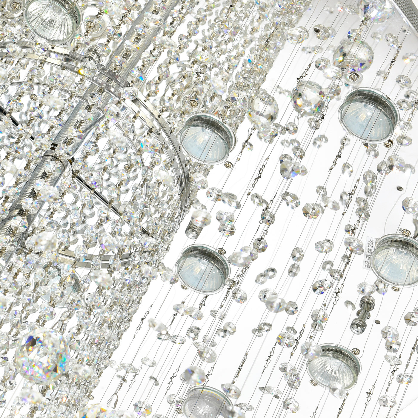 Hallway 32 Light Chrome Chandelier
