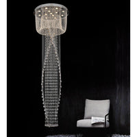 Hallway 13 Light Chrome Chandelier