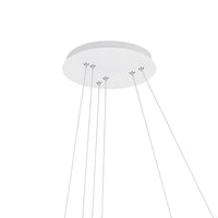 Chalice Chandeliers Two Ring White Finish