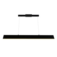Krista 6 Light 36 Inch Integrated LED Black Chandelier