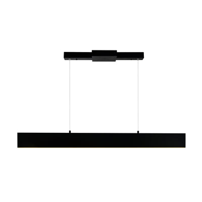 Krista 6 Light 36 Inch Integrated LED Black Chandelier