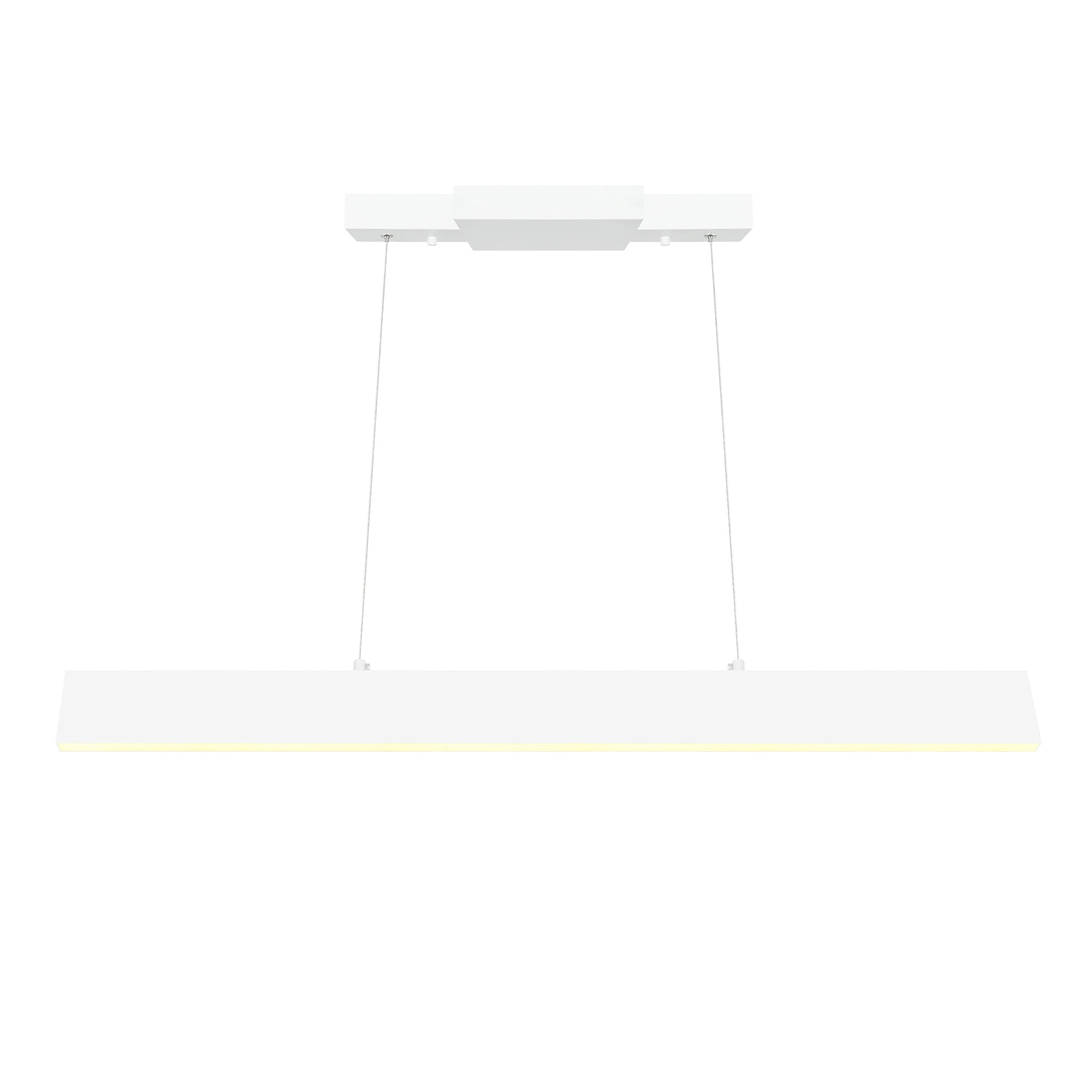 Krista 36in White Chandelier Integrated LED Fixture