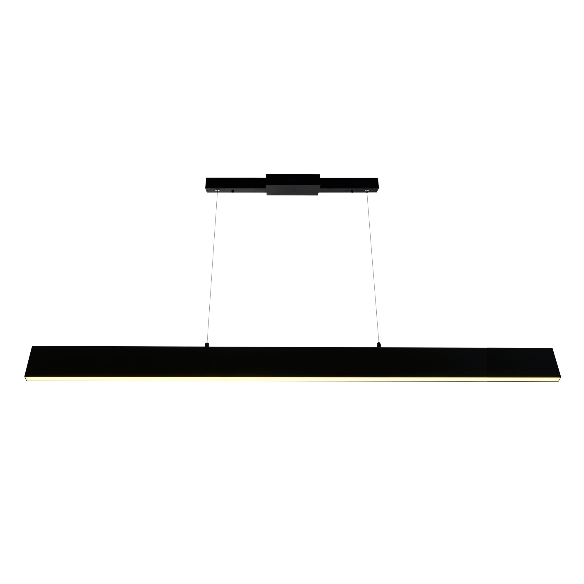 Krista 47in Black Chandelier Integrated LED Fixture