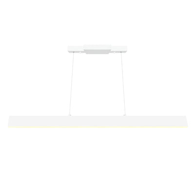 Krista 47in Satin White Chandelier Integrated LED Fixture