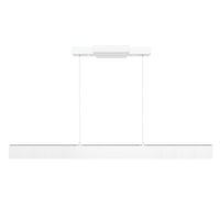 Krista 47in Satin White Chandelier Integrated LED Fixture