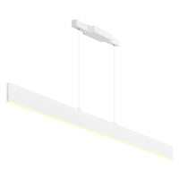 Krista 47in Satin White Chandelier Integrated LED Fixture