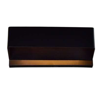 Lilliana 12in Black Vanity Light Integrated LED Fixture