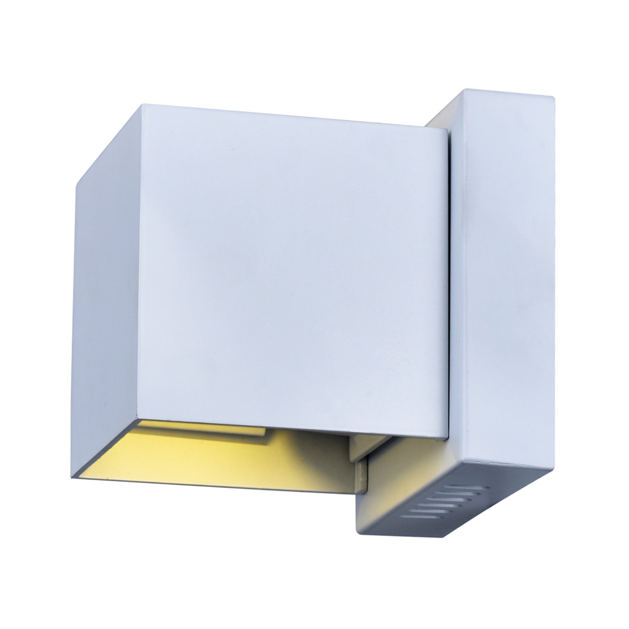 Lilliana Square White Wall Sconce Integrated LED Fixture
