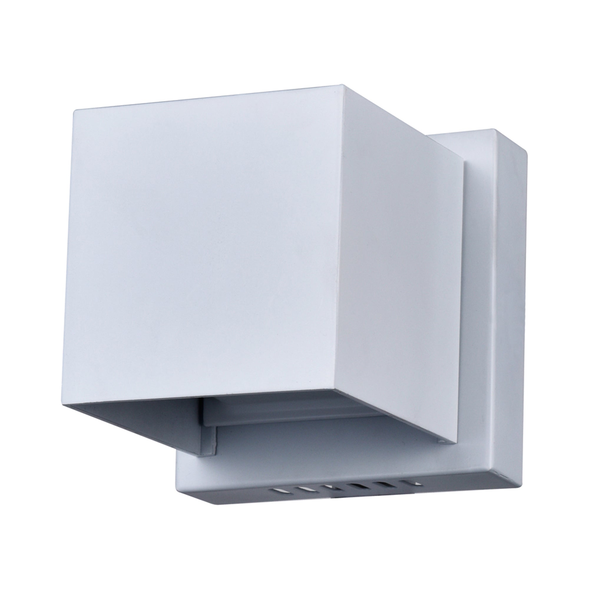 Lilliana Square White Wall Sconce Integrated LED Fixture