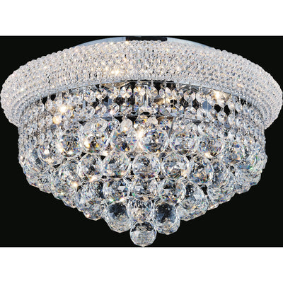 Empire Flush Mounts 4 Light Gold Crystal
