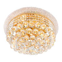 Empire 5 Light Gold Flush Mount Ceiling Fixture