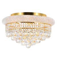 Empire 5 Light Gold Flush Mount Ceiling Fixture