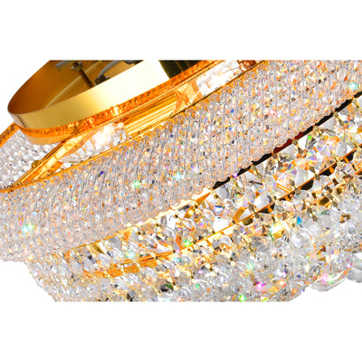 Empire Flush Mounts Gold 8 Lights