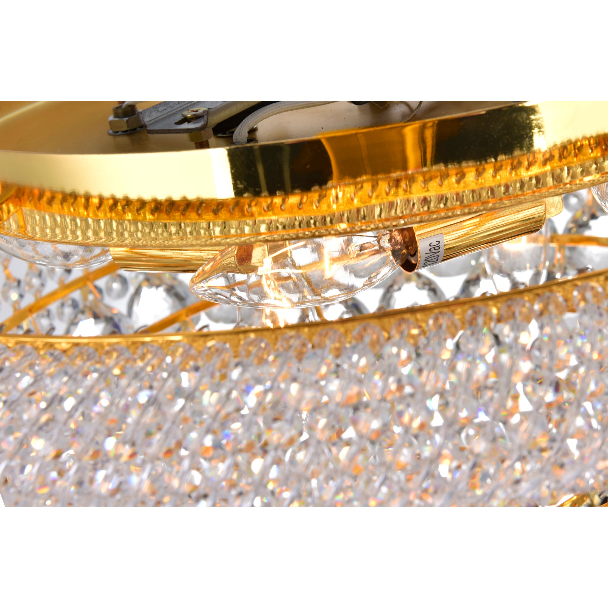 Empire Flush Mounts Gold 8 Lights