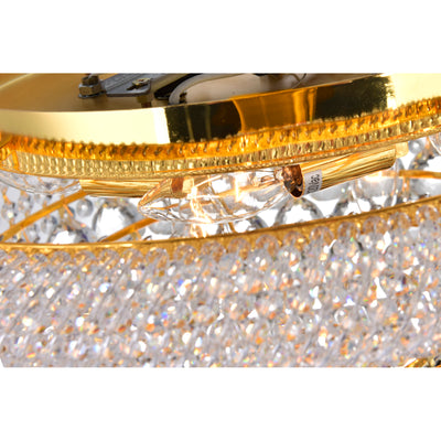 Empire Flush Mounts Gold 8 Lights