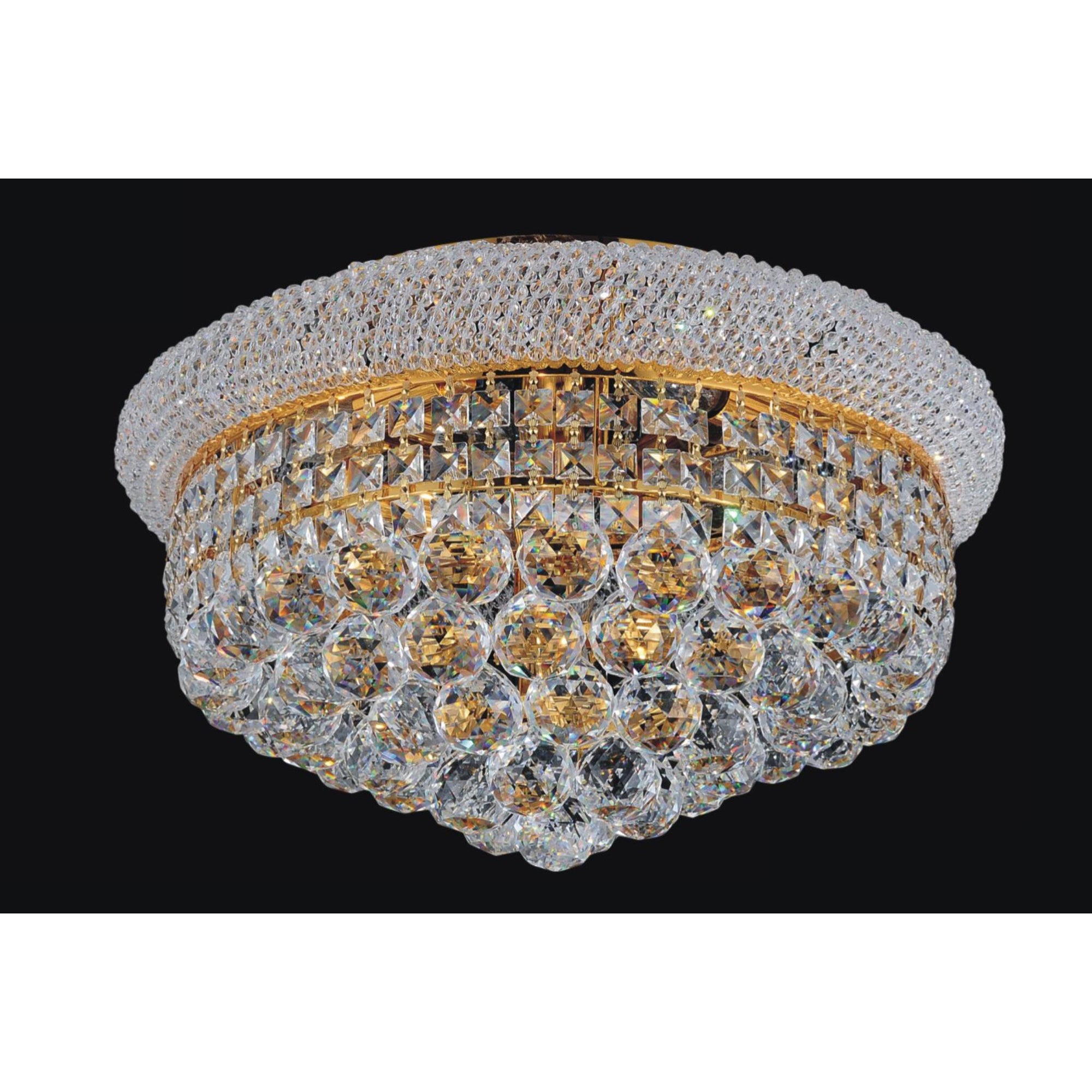 Empire Flush Mounts Gold 8 Lights