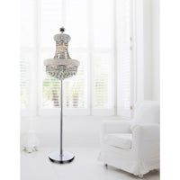 Empire Floor Lamps 8 Light Chrome Finish